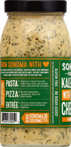 Sonoma Gourmet Kale Pesto With White Cheddar All Natural Pasta Sauce Perspective: left