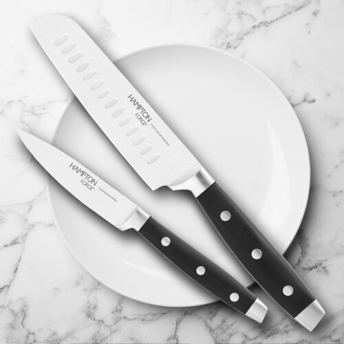 Hampton Forge Continental Stainless Steel Cutlery Set Perspective: left