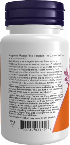 NOW Foods Nattokinase Perspective: left