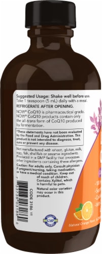 NOW Foods Liquid CoQ10 Perspective: left