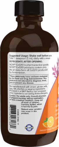 NOW Foods Liquid CoQ10 Perspective: left