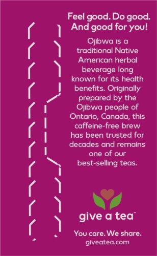 NOW Foods Real Tea Ojibwa Herbal Cleansing Tea Perspective: left