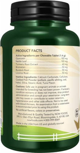 NOW® Pet Allergy For Dogs and Cats Perspective: left
