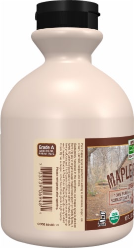 NOW Real Food Organic Grade A Maple Syrup Perspective: left