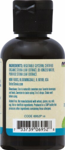 NOW  BetterStevia™ Liquid Sweetener Glycerite Perspective: left