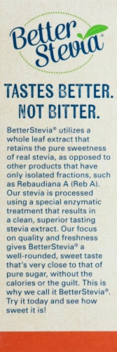 NOW Foods BetterStevia™ Zero Calorie Sweetener Original Perspective: left