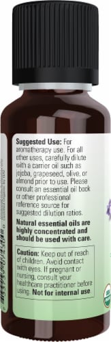 NOW®   Organic Essential Oils Lavender Perspective: left