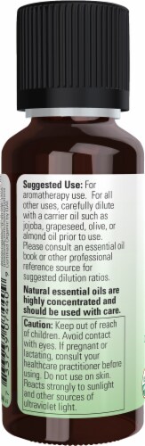 NOW® Organic Essential Oils Orange Perspective: left
