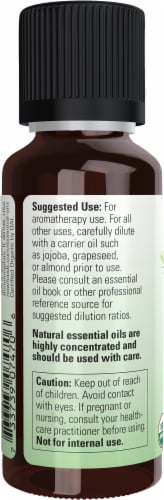 NOW®   Organic Essential Oils Tea Tree Perspective: left