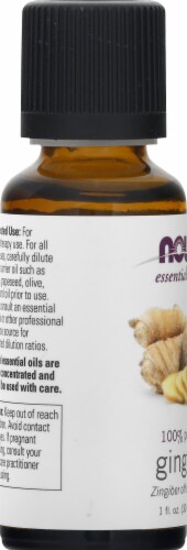NOW® Essential Oils Ginger Perspective: left