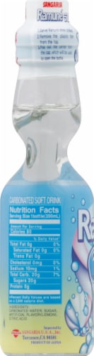 Ramune Original Japanese Carbonated Soft Drink Perspective: left