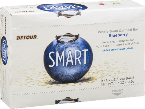 Detour Smart Blueberry Bars Perspective: left