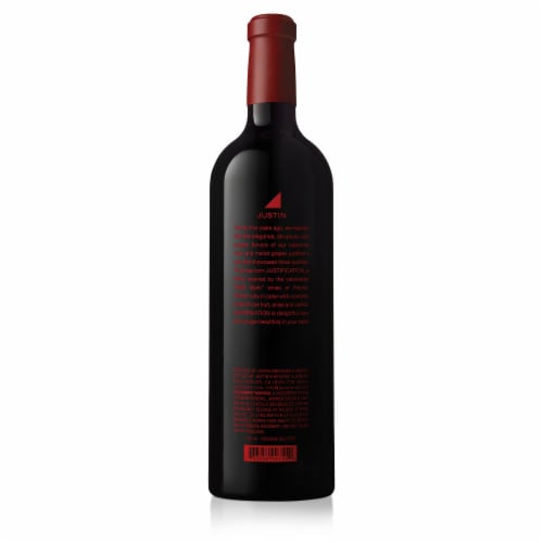 Justin Justification Blend California Red Wine Perspective: left