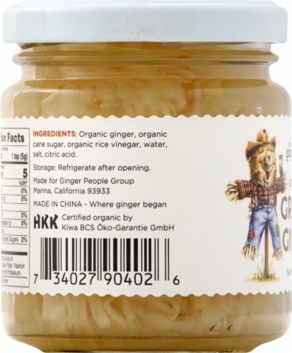 The Ginger People Organic Grated Ginger Perspective: left