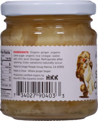 The Ginger People® Organic Pickled Sushi Ginger Perspective: left