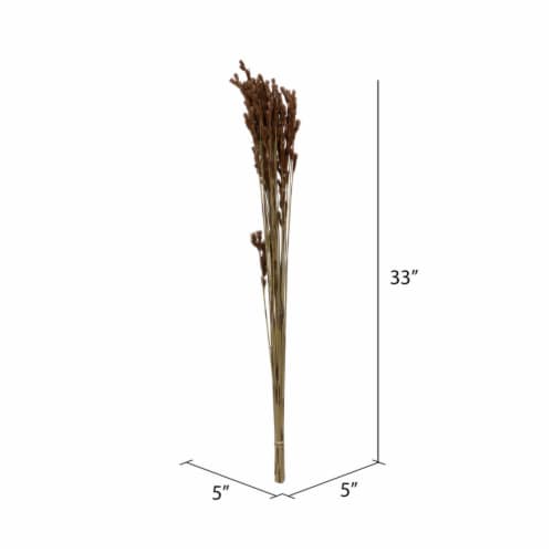 Vickerman H1THR000 33 x 5 in. 3.5 oz Thatch Bunch Reed, Natural Perspective: left