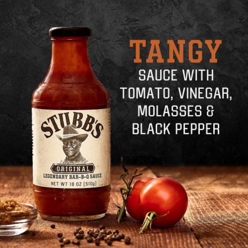 Stubb's Original Barbecue Sauce Perspective: left