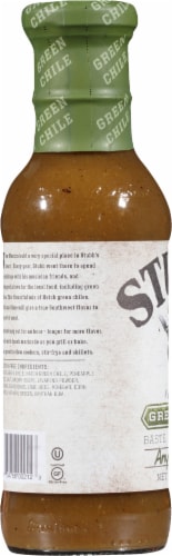 Stubb's Green Chile Anytime Sauce Perspective: left
