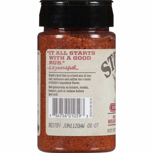 Stubb's beef hotsell rub