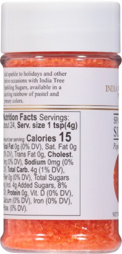 India Tree Popsicle Orange Sparkling Sugar Perspective: left
