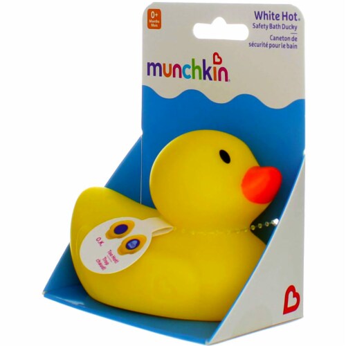 Munchkin White Hot Bath Ducky Perspective: left