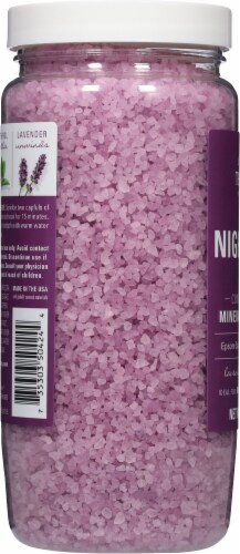 Village Naturals Aches + Pains Nighttime Relief Mineral Bath Soak Perspective: left