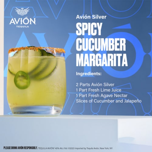 Avion Silver Tequila Perspective: left
