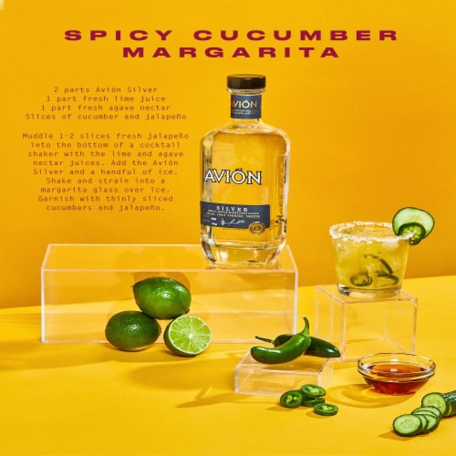 Avion Silver Tequila Perspective: left