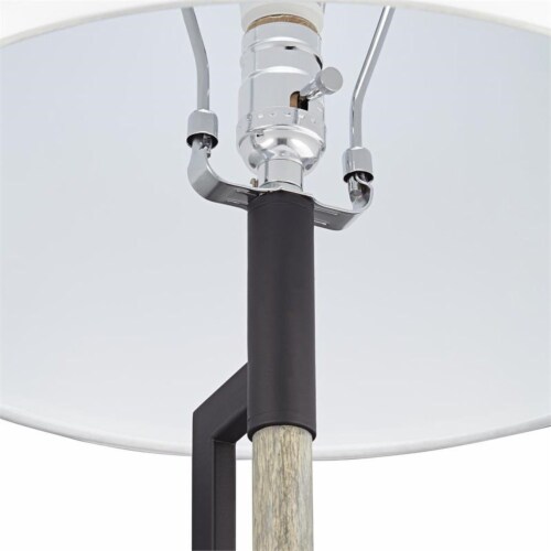 Pacific Coast Lighting Alden 30  Long Handle Metal Table Lamp in Black Perspective: left