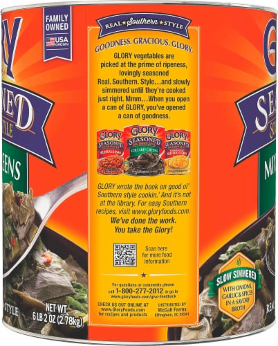 Glory Foods® Seasoned Southern Style Mixed Greens Perspective: left
