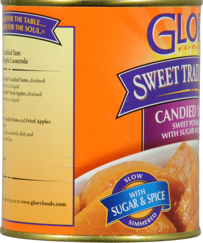 Glory Foods Candied Sweet Potato Yams Perspective: left