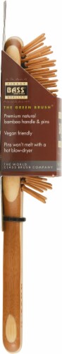 Bass Brushes - Natural Bamboo Pin Brush - Small Perspective: left