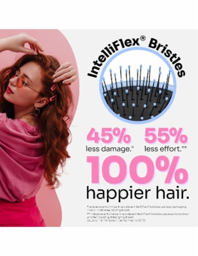 Wet Brush® Mini Detangler Hair Brush Perspective: left
