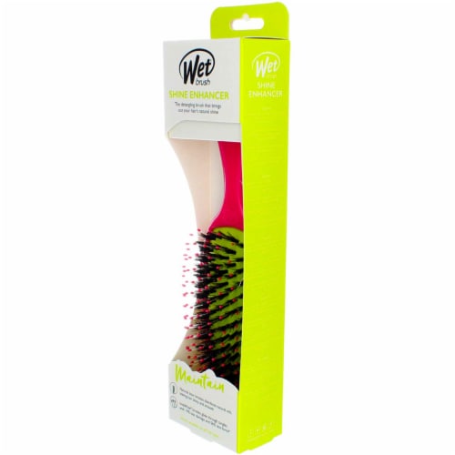 Wet Brush Shine Enhancer Brush - Pink Perspective: left