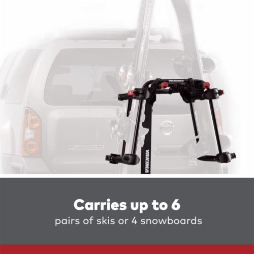 Yakima HitchSki Ski and Snowboard Conversion Mount for Bike Hitch Rack Black 1 Piece Baker s