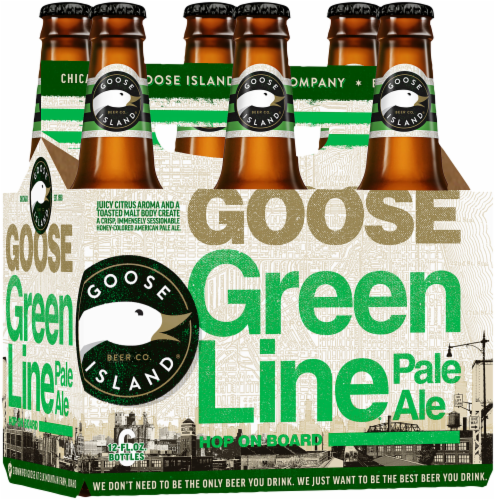 Goose Island Green Line Pale Ale Perspective: left