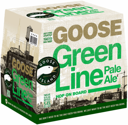 Goose Island Green Line Pale Ale Perspective: left