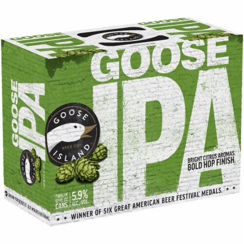Goose Island Goose IPA Perspective: left