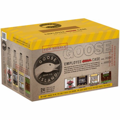 Goose Island Employee Sampler Case Perspective: left