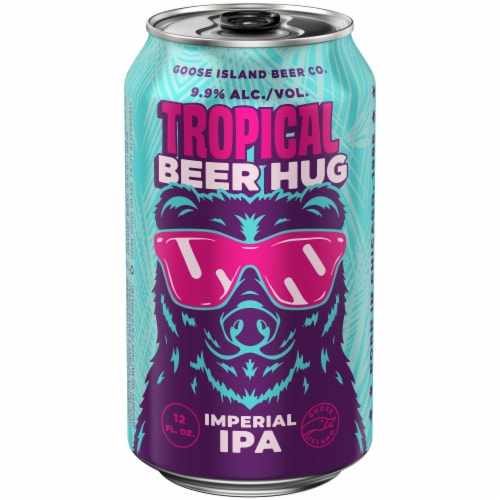 Goose Island 6 Pack Tropical Beer Hug Imperial IPA Perspective: left