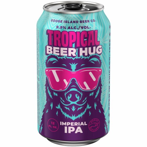 Goose Island 6 Pack Tropical Beer Hug Imperial IPA Perspective: left