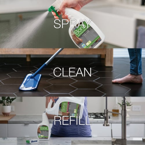 Bona 36 Oz. Stone, Tile, & Laminate Floor Cleaner WM700059002 Perspective: left