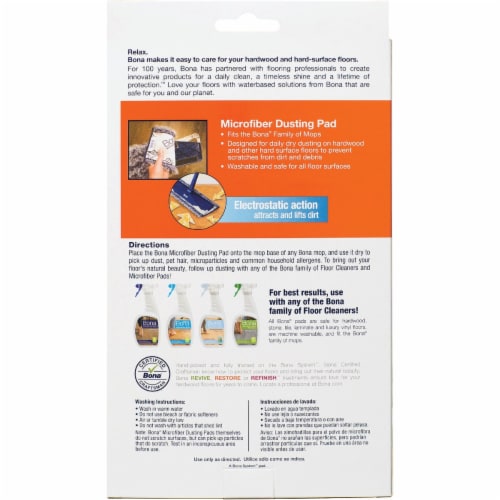 Bona® Microfiber Dusting Pad Perspective: left