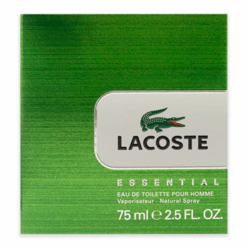 Lacoste Essential Eau De Toilette Spray For Men By Lacoste - 2.5 Oz / 75  Ml, 2.5 oz. - Kroger