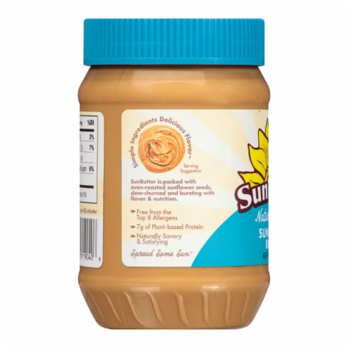 SunButter® Natural Crunch Sunflower Butter Perspective: left