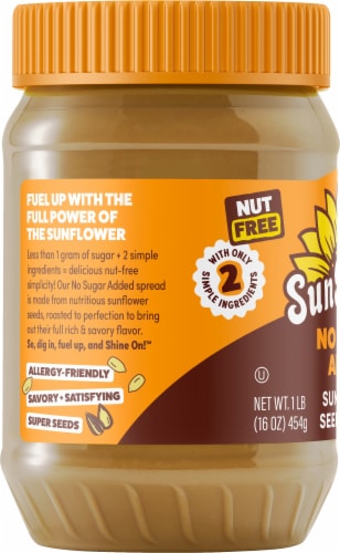 SunButter® No Sugar Added Sunflower Butter Perspective: left