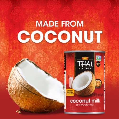 Thai Kitchen Unsweetened Coconut Milk Perspective: left