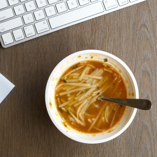 Thai Kitchen Gluten Free Spring Onion Instant Rice Noodle Soup Perspective: left