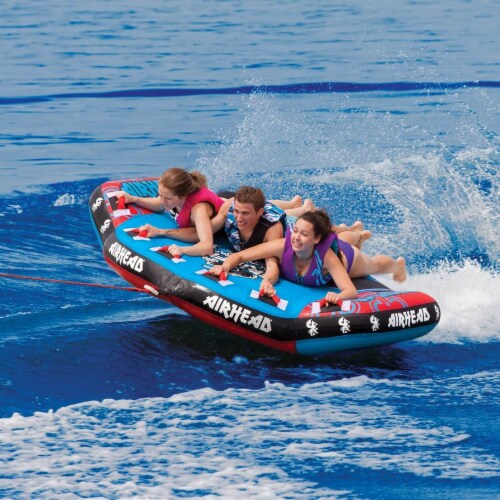 Airhead Griffin 3 Person Inflatable Winged Shaped Water Boating Towable Tube Perspective: left