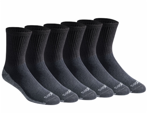 Dickies® Dri-Tech Mid-Crew Socks - Black Perspective: left